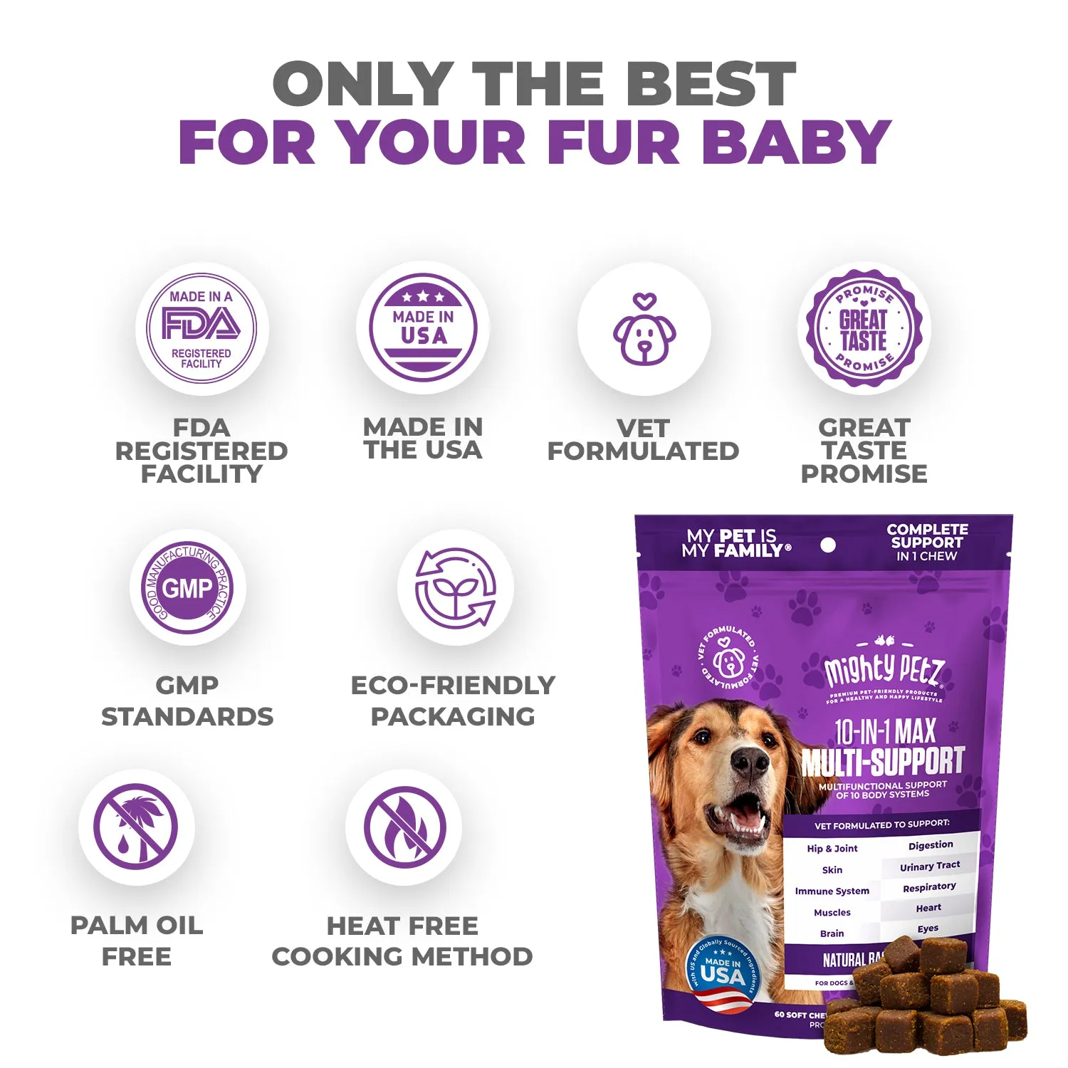 10-in-1 MAX Multivitamin for Cats - Supports Overall Health