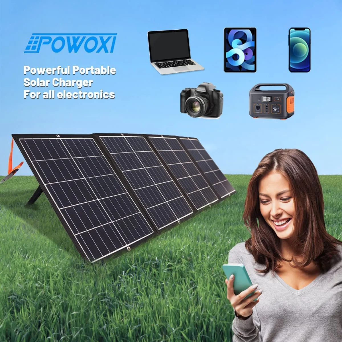 100W Portable Solar Panel