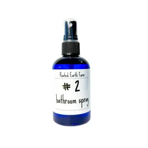 #2 Bathroom Spray - 4 fl oz - Toilet Mist - Pre Poop - Air Freshener
