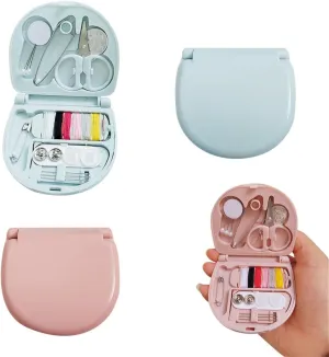 2 Pack Mini Sewing Kit, Portable Sewing Kit, Portable Travel Sewing Box Kit, Heart-Shaped Mini Sewing Box, Mini Travel Sewing Kit, Sewing Kit Travel Mini, Travel Sewing Kit Mini