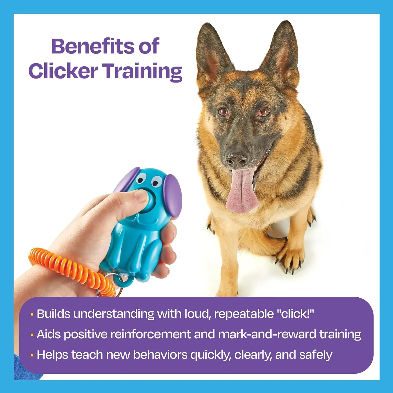 Brightkins Smarty Pooch Training Clicker - Doggy