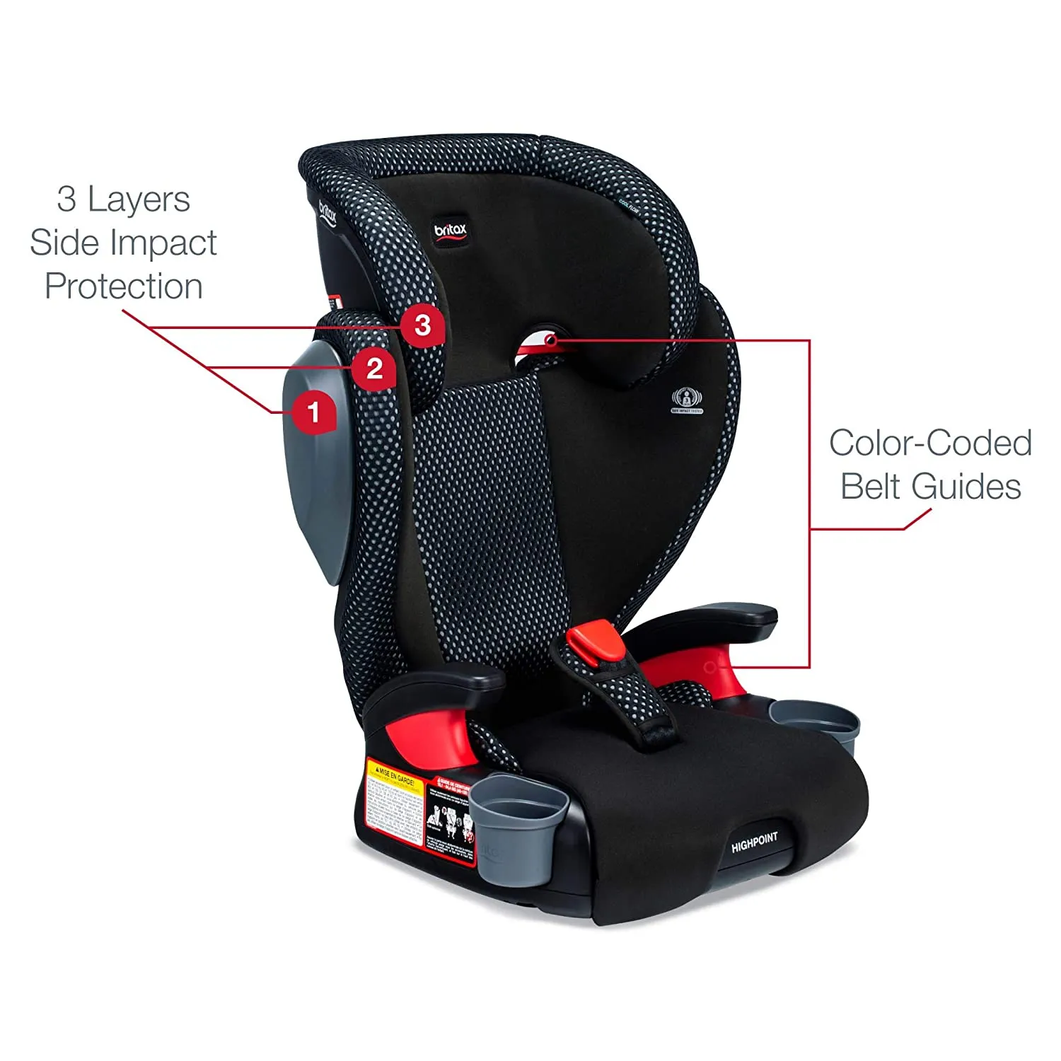 Britax Highpoint 2-Stage Belt-Positioning Booster Car Seat
