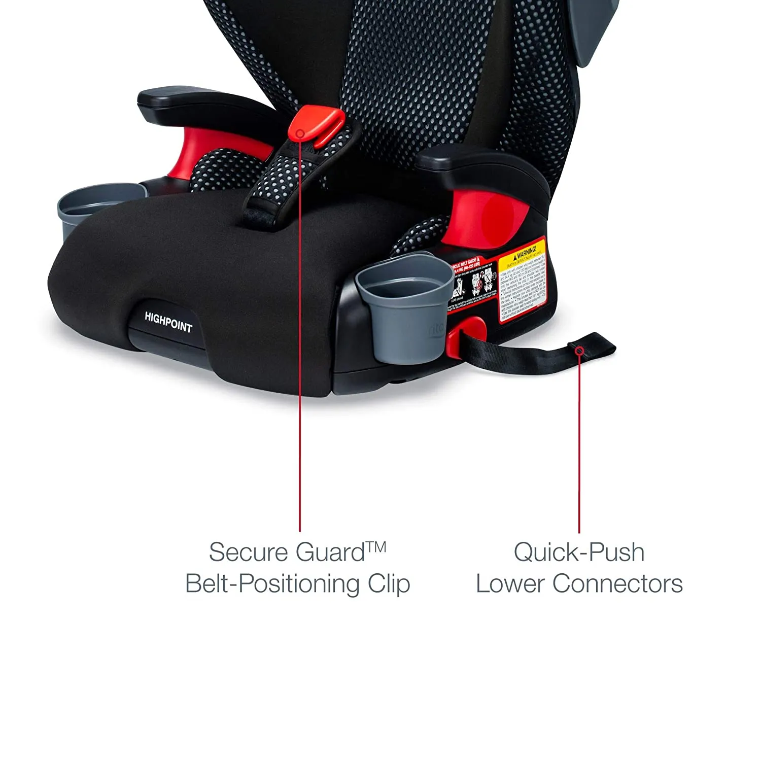 Britax Highpoint 2-Stage Belt-Positioning Booster Car Seat