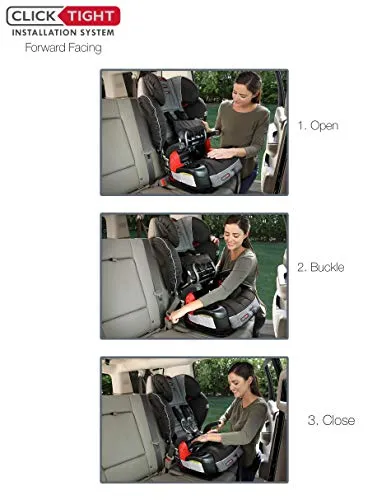 Britax Pinnacle ClickTight Harness-2-Booster Car Seat, Cool Flow Grey [Discontinued]