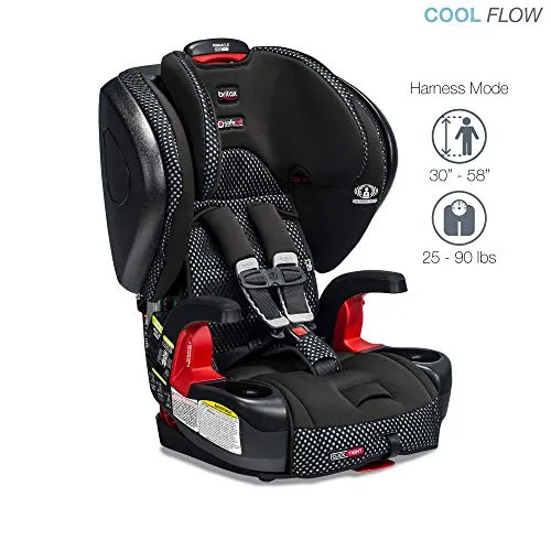 Britax Pinnacle ClickTight Harness-2-Booster Car Seat, Cool Flow Grey [Discontinued]