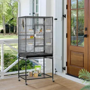 Budgie Finch Canary Bird Cage with Stand