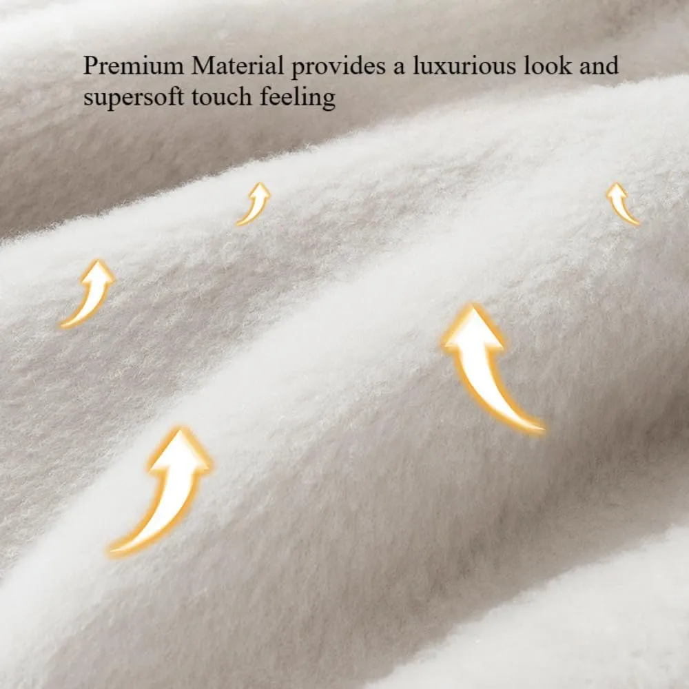 Cat Bed - Washable Fluffy Donut Bed with Non-Slip Bottom | Calming Round Bed for Indoor Cats & Small Dogs(Khaki,15.75''X3.94''X15.75'')