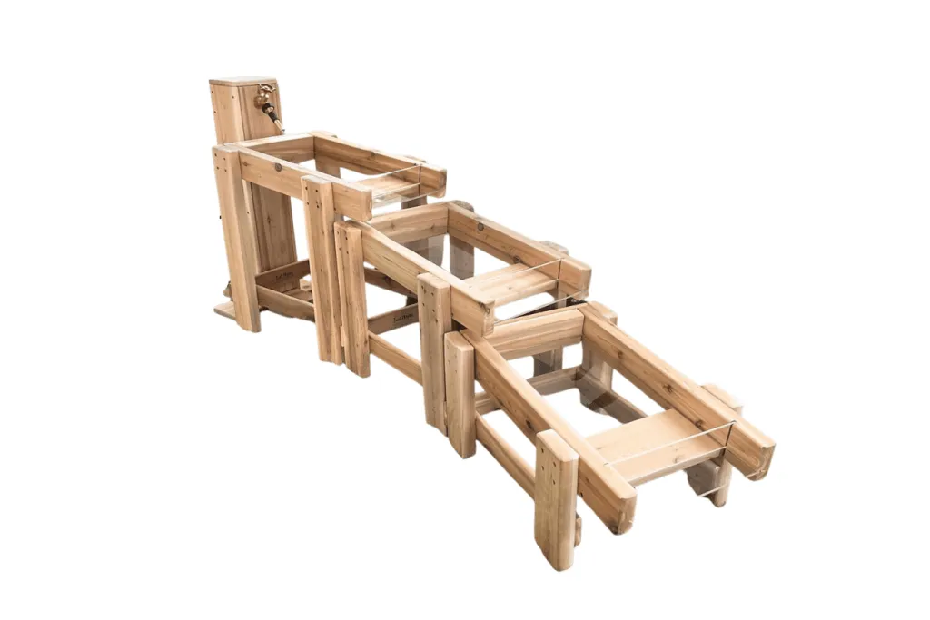 Cedar Water Flow Station (Set of 3)