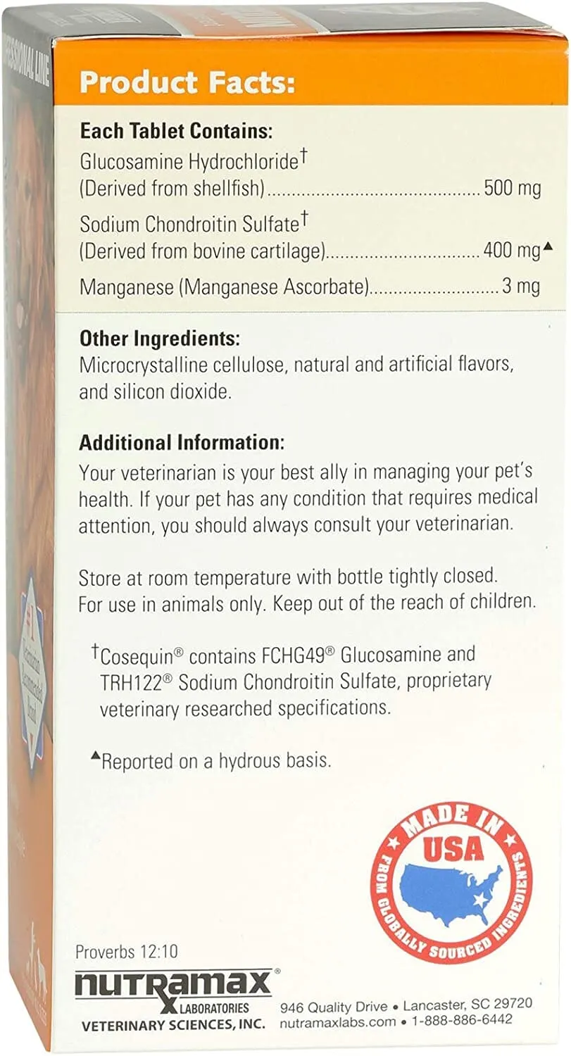 Cosequin Ds Max Strength Tab for Dogs - 110 Count