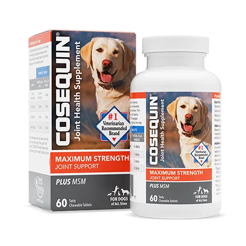 COSEQUIN® Maximum Strength Plus MSM Chewable Tablets