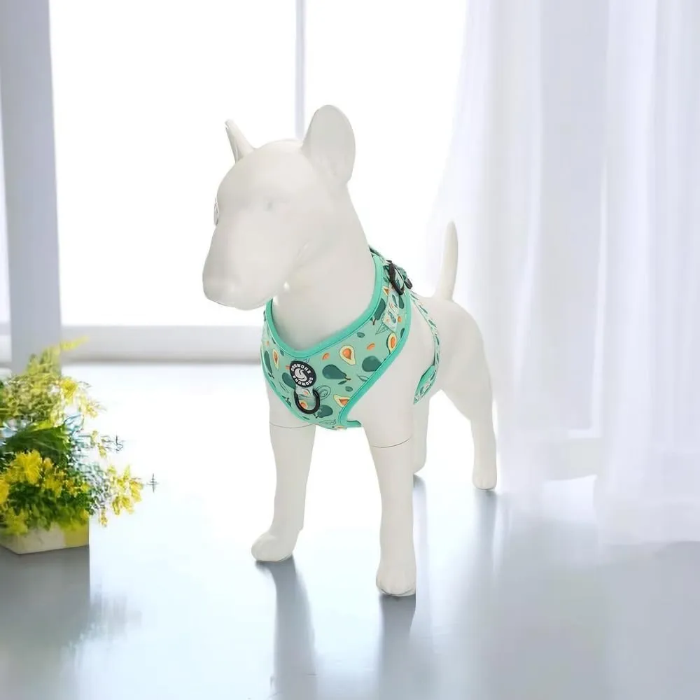 Dog Cat Harness and Leash Set, Puppia Soft Mesh Padded and Adjustable Puppy Vest Cute Dog Clothes Escape Proof Easy Walk Pet Accessories