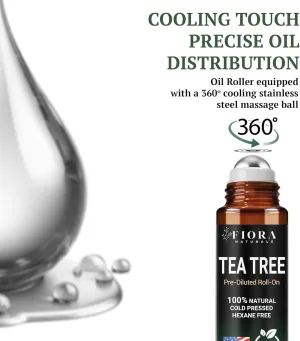 Fiora Naturals Tea Tree Roll on & Tea Tree Oil