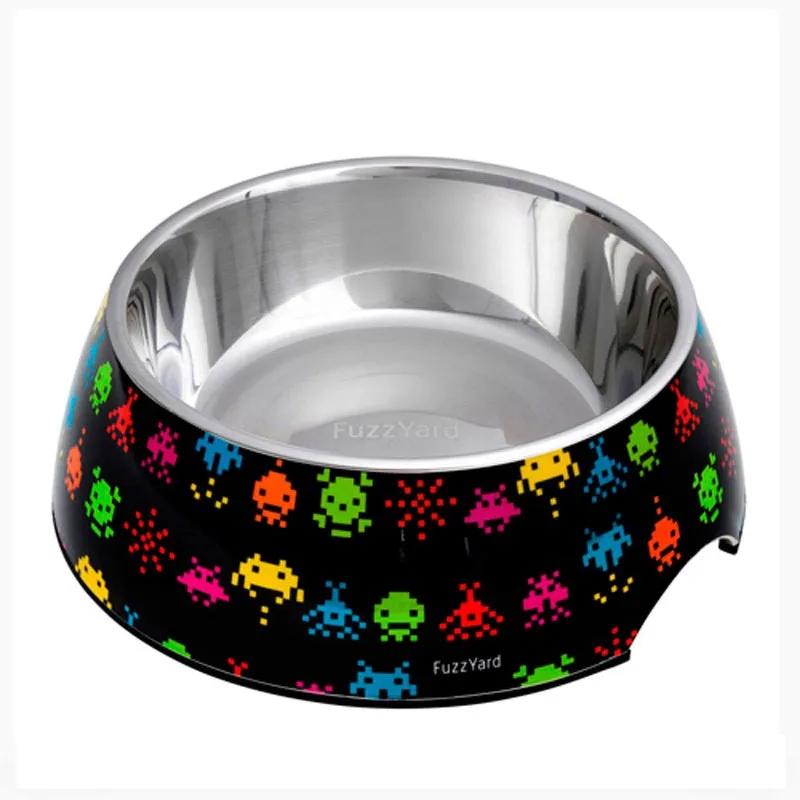 Fuzzyard Pet Bowl Space Raiders