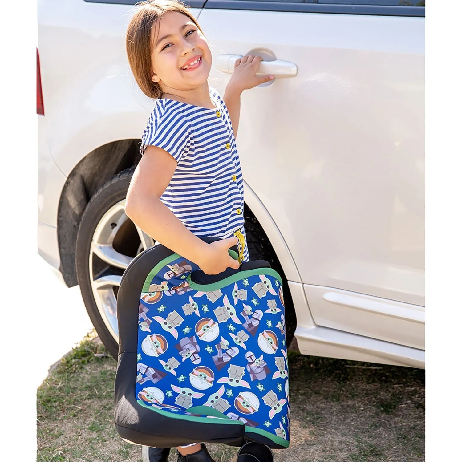 Grogu Backless Booster Car Seat