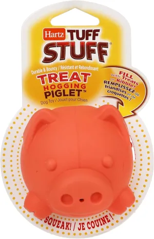 Hartz Tuff Stuff Treat Hogging Piglet Dog Toy Treat Dispenser for Dogs, 1 Count