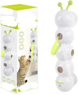 Interactive Cat Wall and Window Mounted Cat for Indoor Cats That Promote Exercise and Mental Stimulation with Automatic Cat Tail Teaser