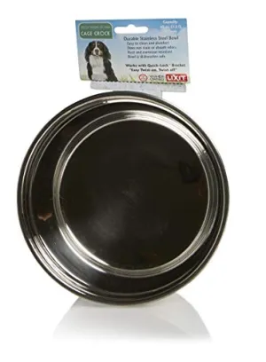 Lixit Stainless Steel Crock Bowl - 40 oz