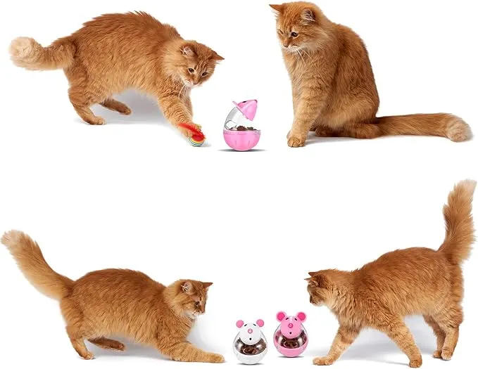 Mice Shaped Slow Feeder Cat Toy