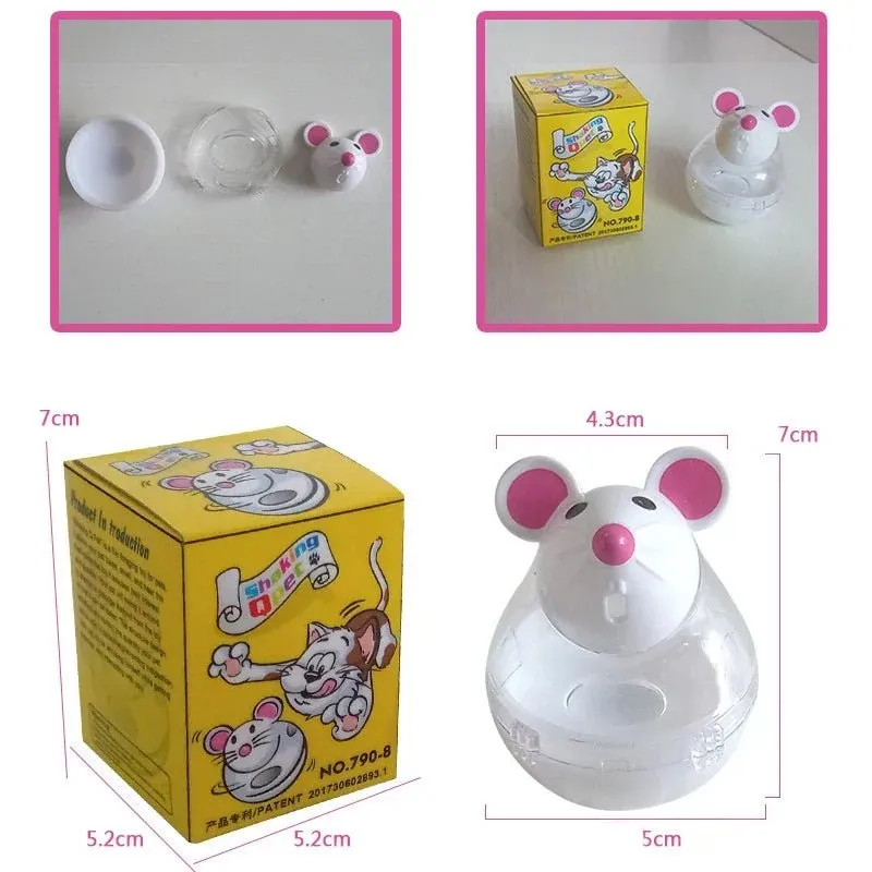 Mice Shaped Slow Feeder Cat Toy