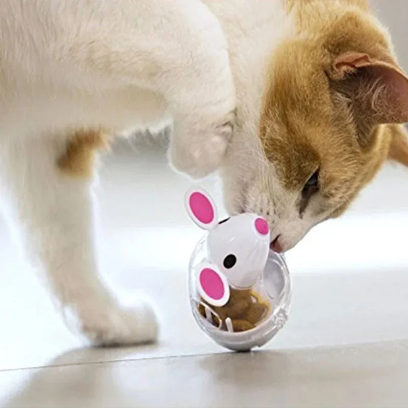 Mice Shaped Slow Feeder Cat Toy