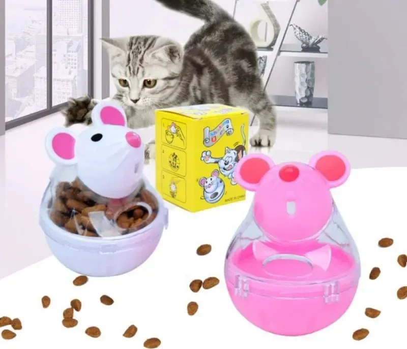 Mice Shaped Slow Feeder Cat Toy