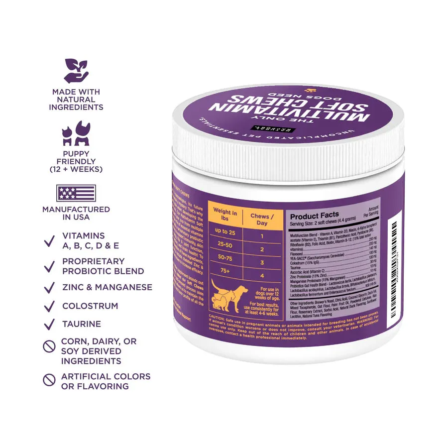 Natural Rapport The Only Multivitamin Soft Chew Dog Supplement - Wholesale