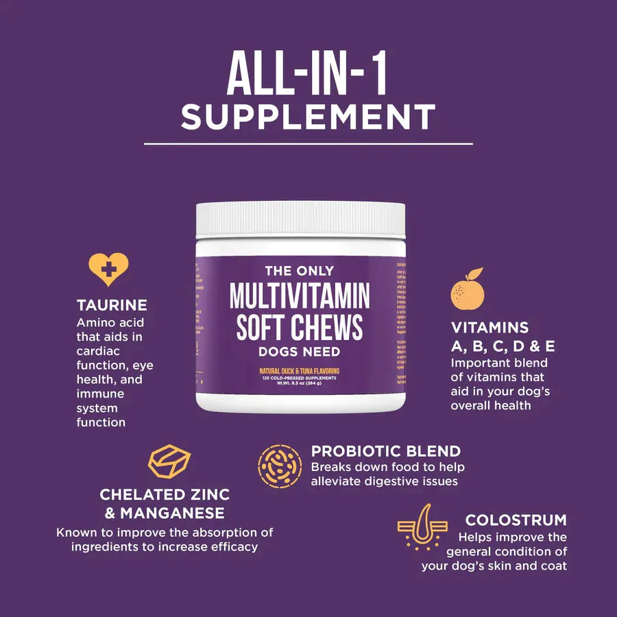 Natural Rapport The Only Multivitamin Soft Chew Dog Supplement - Wholesale