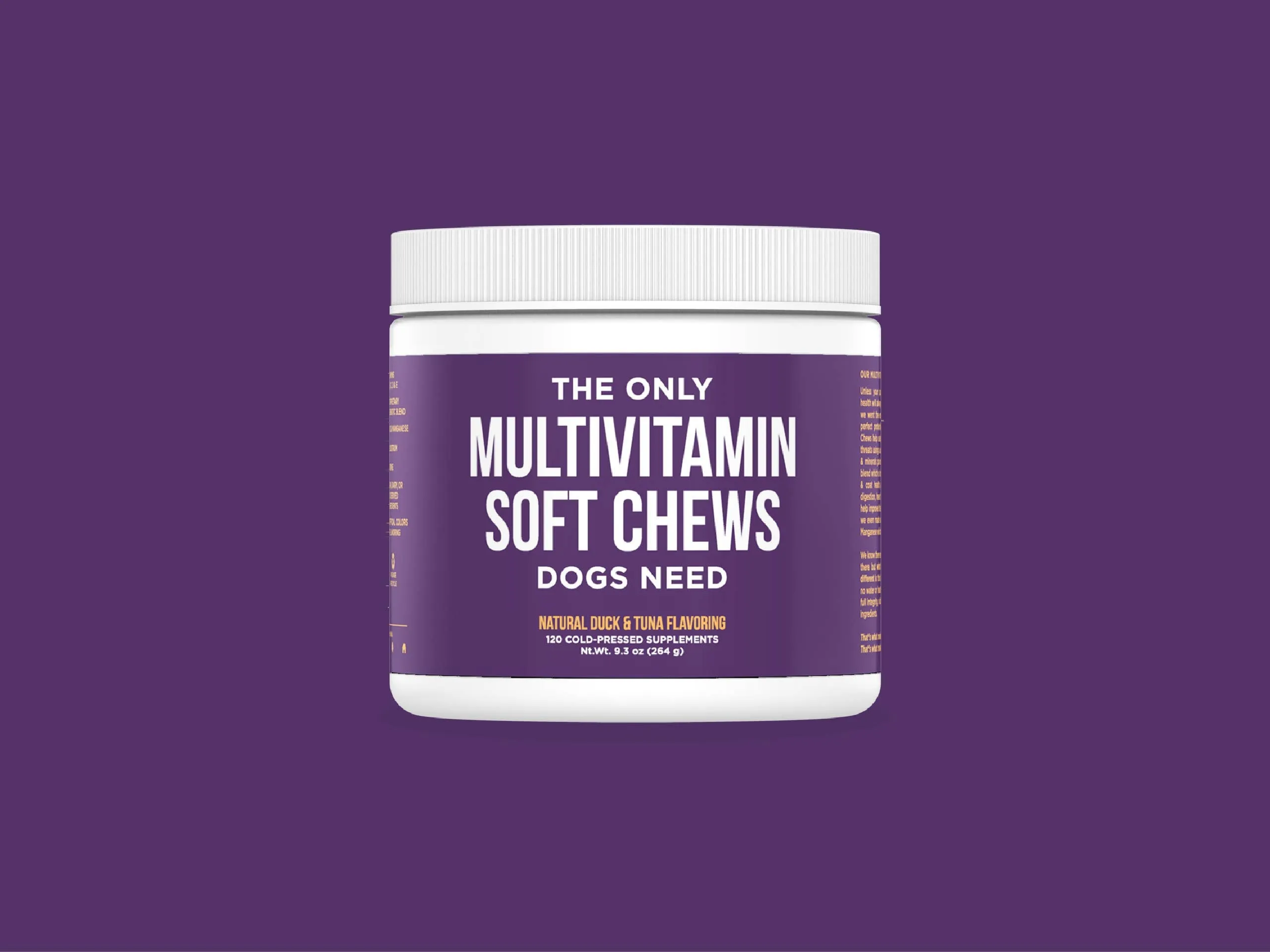 Natural Rapport The Only Multivitamin Soft Chews Dogs Supplement