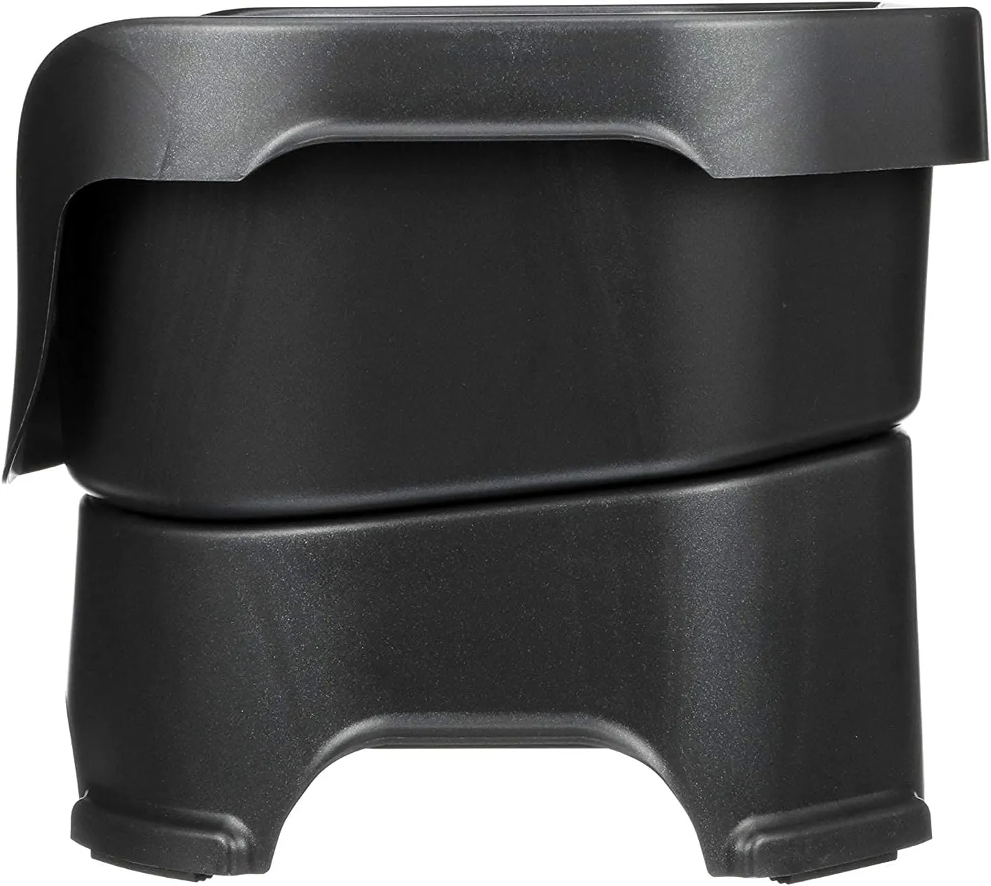 Neater Feeder Deluxe Mess Proof Dog Bowls Elevated Medium Sized Dog Breed  Made in USA  No Spill Raised Dog Food Bowl Stand  Stainless Steel Food and Water Bowl Set, Pet Feeding Station, Black