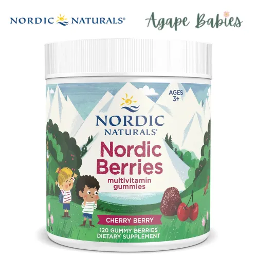 Nordic Naturals Nordic Berries Cherry Berry - 120 Gummy Berries