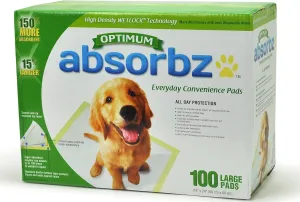 Optimum Training Pads for Dogs, 100 ct. Large 24"x24" Pads