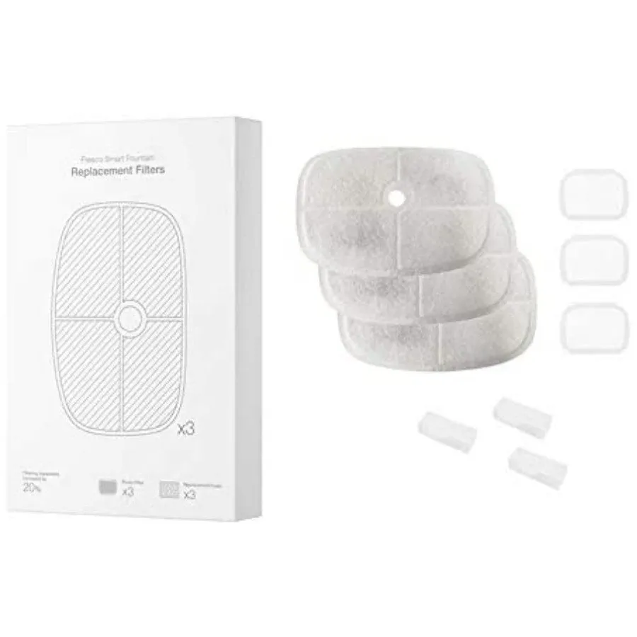 Petoneer Fountain Replacement Pet Filter 3 Pack