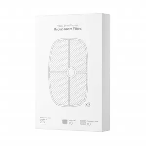Petoneer Fountain Replacement Pet Filter 3 Pack