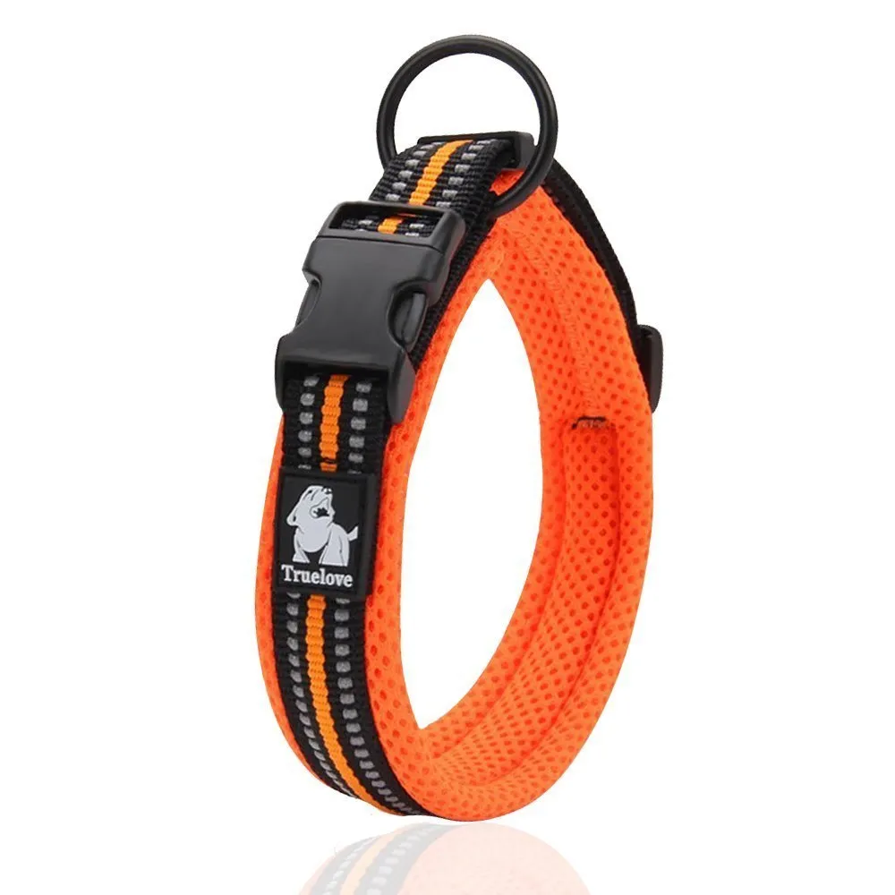 PetsUp Metal Dog Collar Neck Belt for Dogs (Reflective Collars)