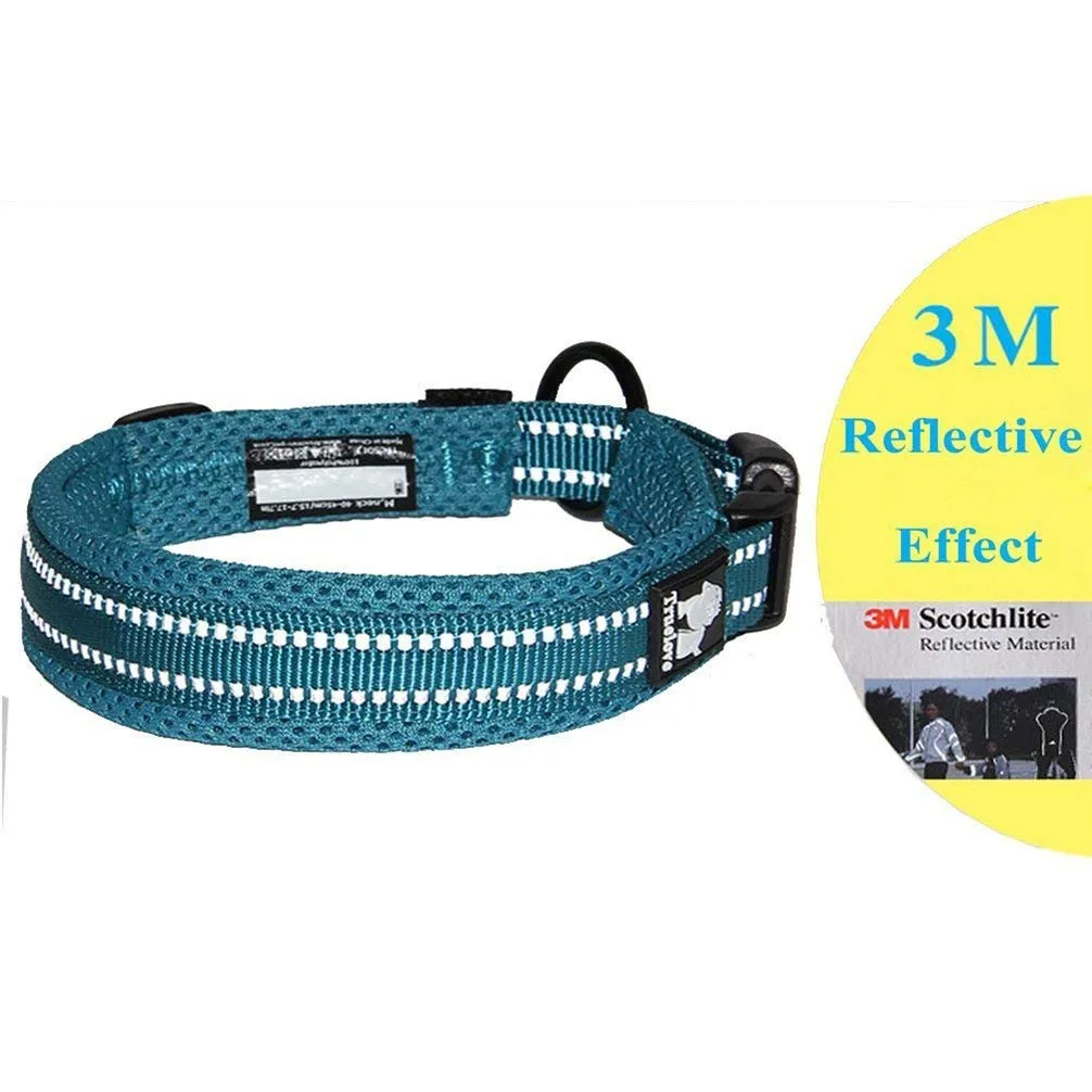 PetsUp Metal Dog Collar Neck Belt for Dogs (Reflective Collars)
