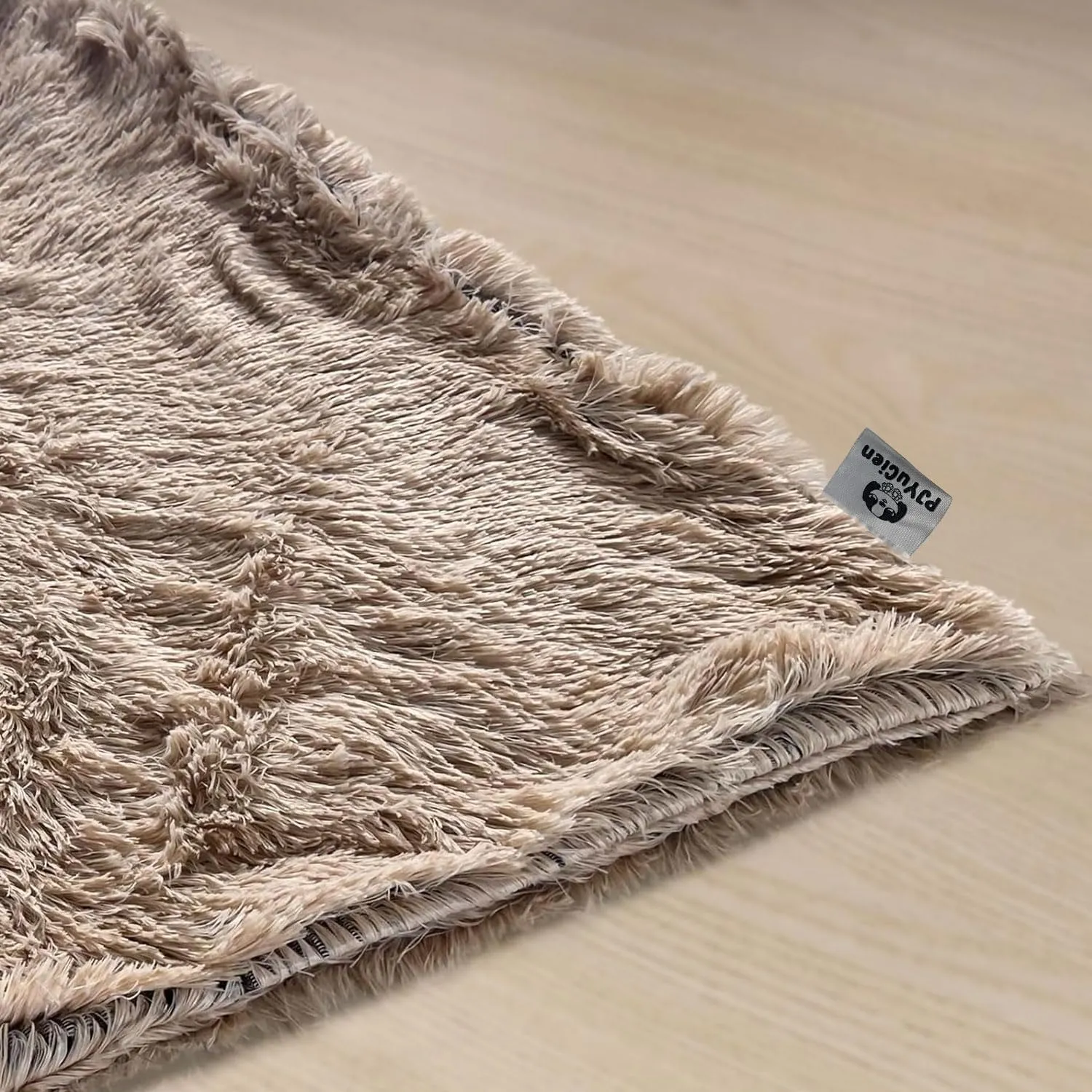 PJYuCien Fluffy Fleece Calming Pet Throw Blanket, Super Soft and Warm for Indoor Cats and Dogs, Small 16 * 24", Machine Washable, Puppy Bed(Brown)