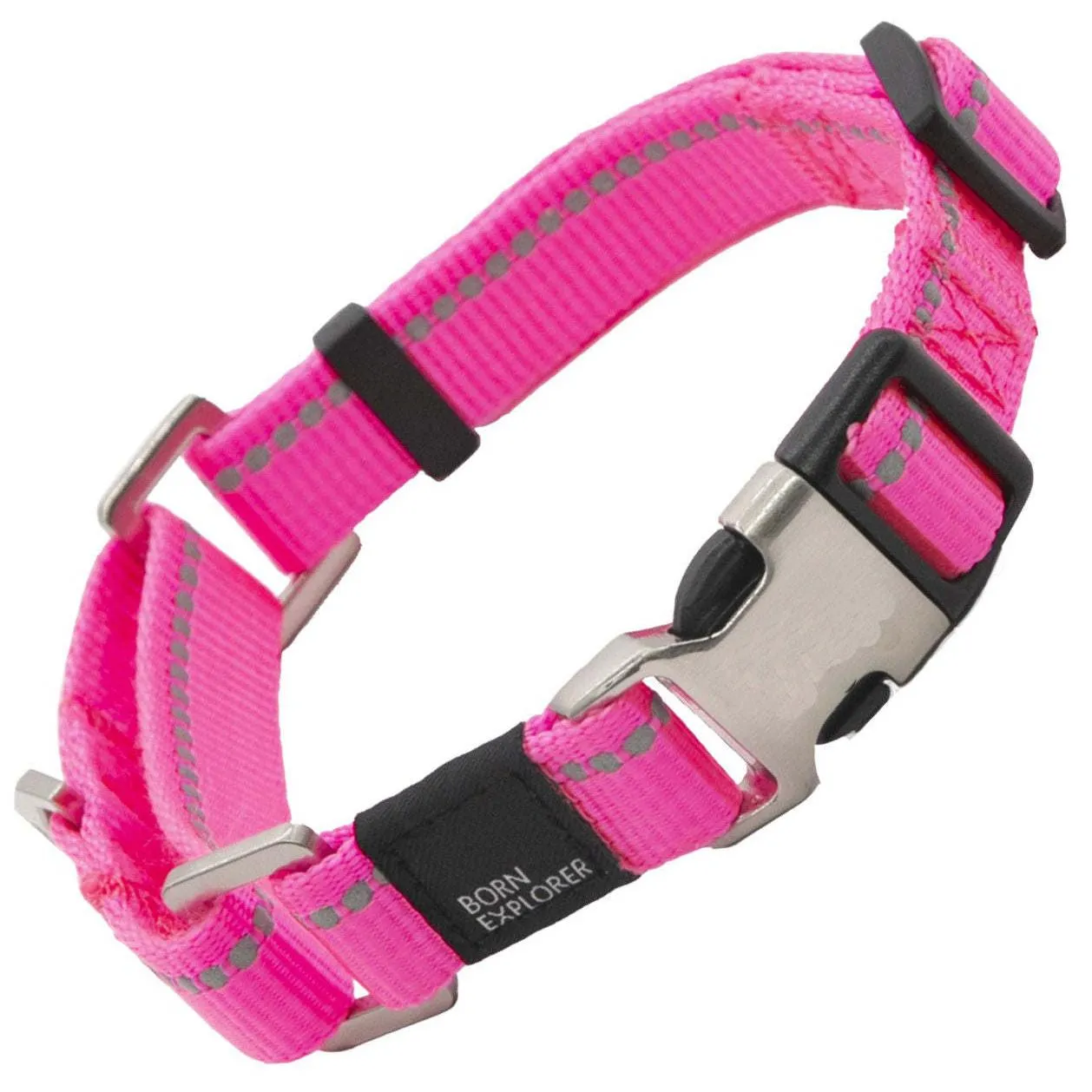Reflective leash and collar for outdoor walks Straps
