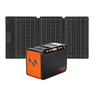 ROCKSOLAR Weekender MAX 80W 111Wh Portable Solar Generator Kit