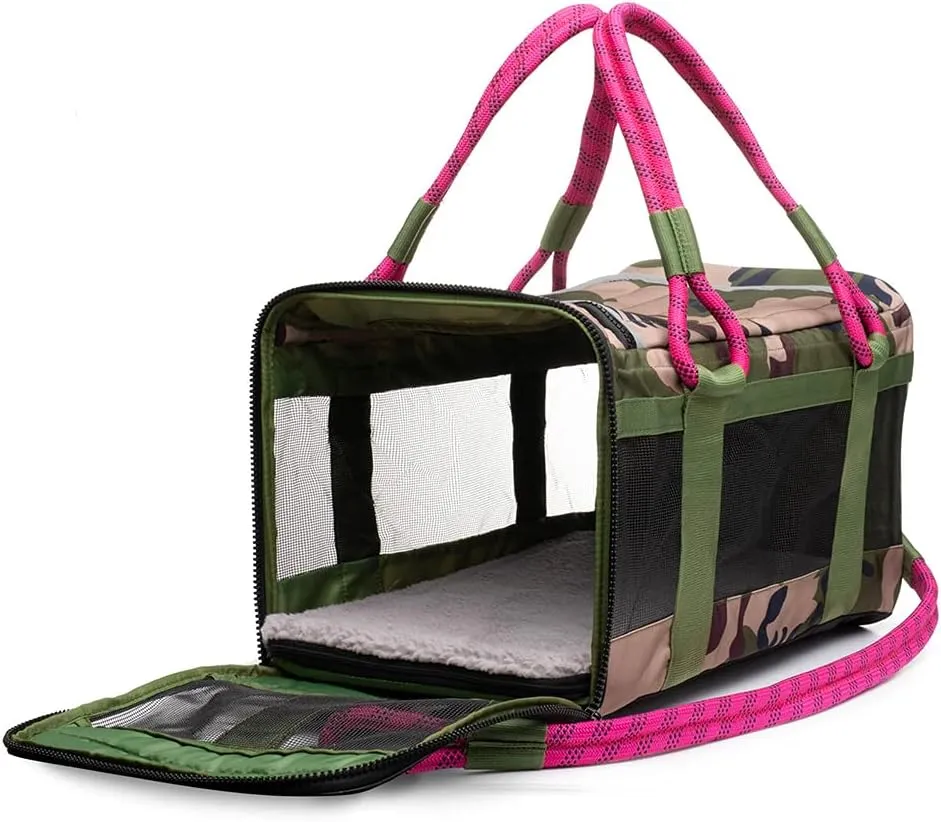 ROVERLUND Airline-Compliant Pet Carrier | Includes Leash | Suitable for Pets up to 20lbs