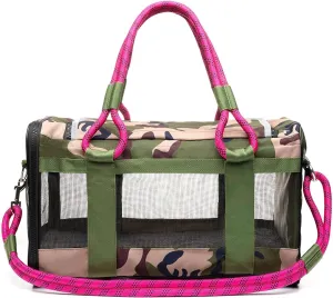 ROVERLUND Airline-Compliant Pet Carrier | Includes Leash | Suitable for Pets up to 20lbs