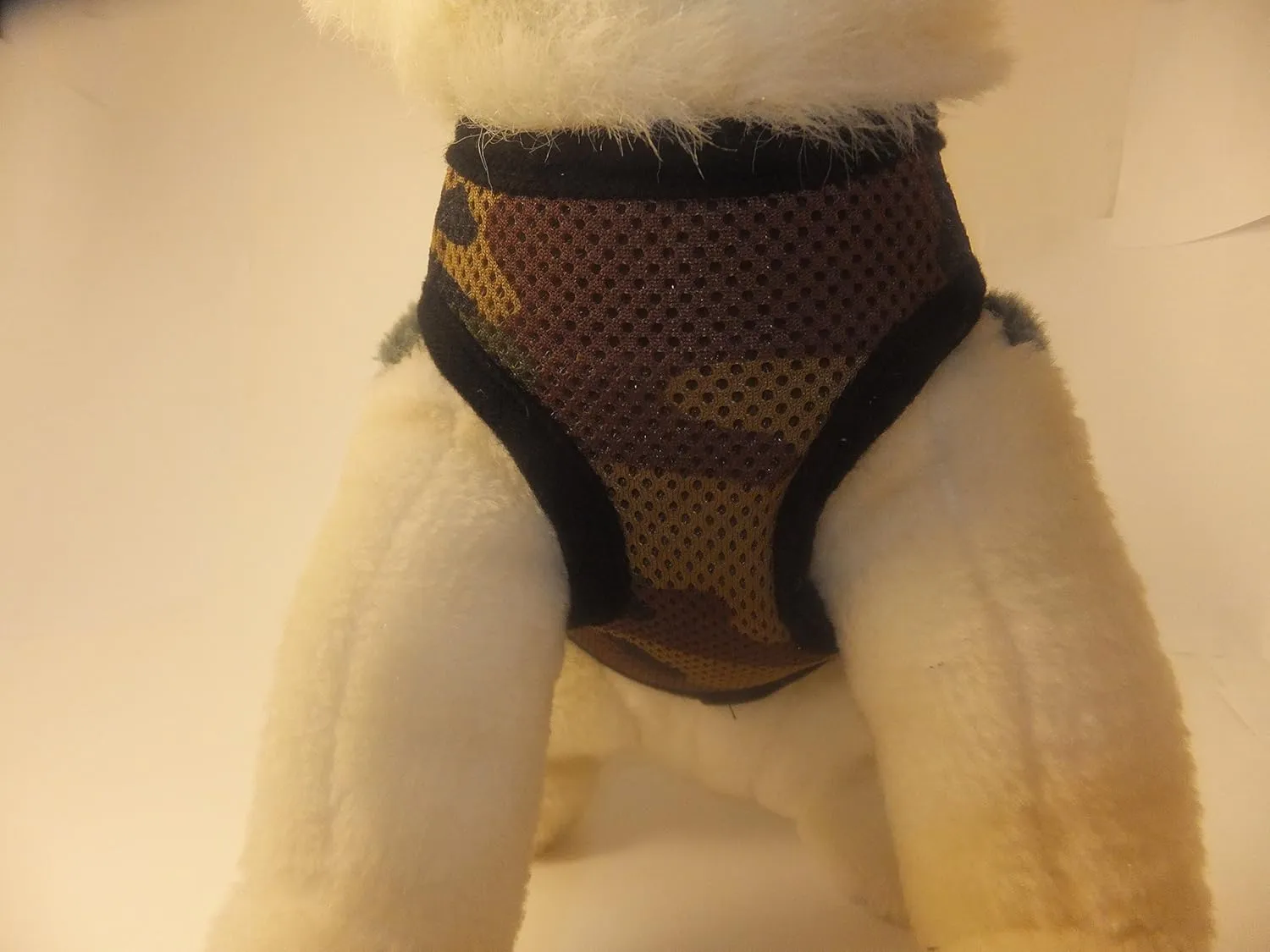 Soft No Pull Step-in Dog Harness Small Dog XXS XS Vest for Teacup, Chihuahua, Yorkie, Pomeranian Dog Vest Harness for Puppy Comfy Camo Mesh for Puppies (SM 12.5"-13.5" 5-6.5 lbs)