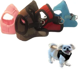 Soft No Pull Step-in Dog Harness Small Dog XXS XS Vest for Teacup, Chihuahua, Yorkie, Pomeranian Dog Vest Harness for Puppy Comfy Camo Mesh for Puppies (SM 12.5"-13.5" 5-6.5 lbs)