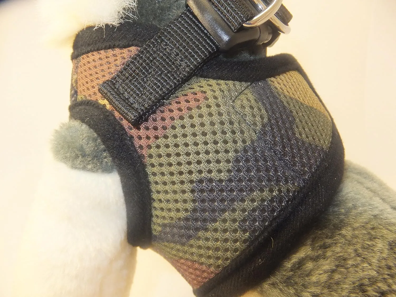 Soft No Pull Step-in Dog Harness Small Dog XXS XS Vest for Teacup, Chihuahua, Yorkie, Pomeranian Dog Vest Harness for Puppy Comfy Camo Mesh for Puppies (SM 12.5"-13.5" 5-6.5 lbs)