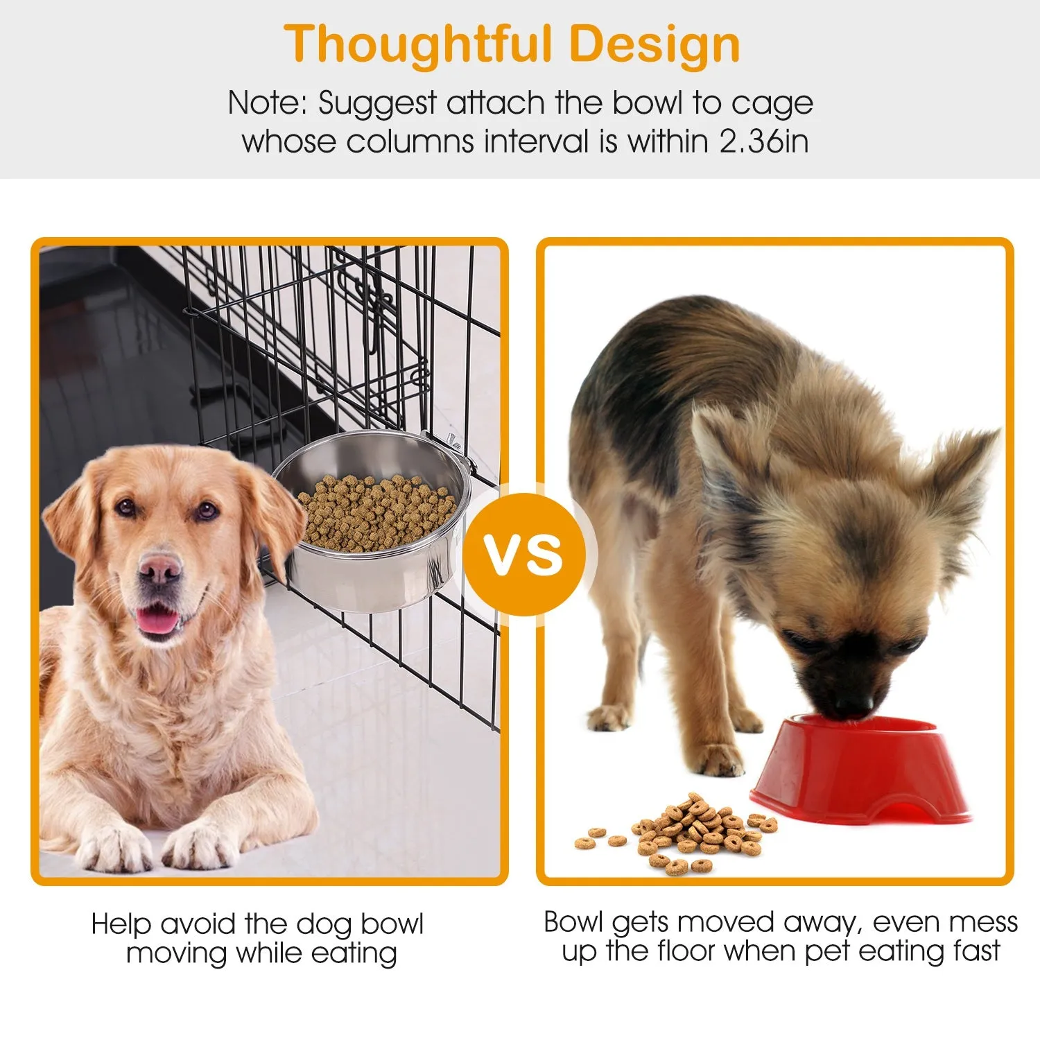 Stainless Steel Dog Pet Bowl