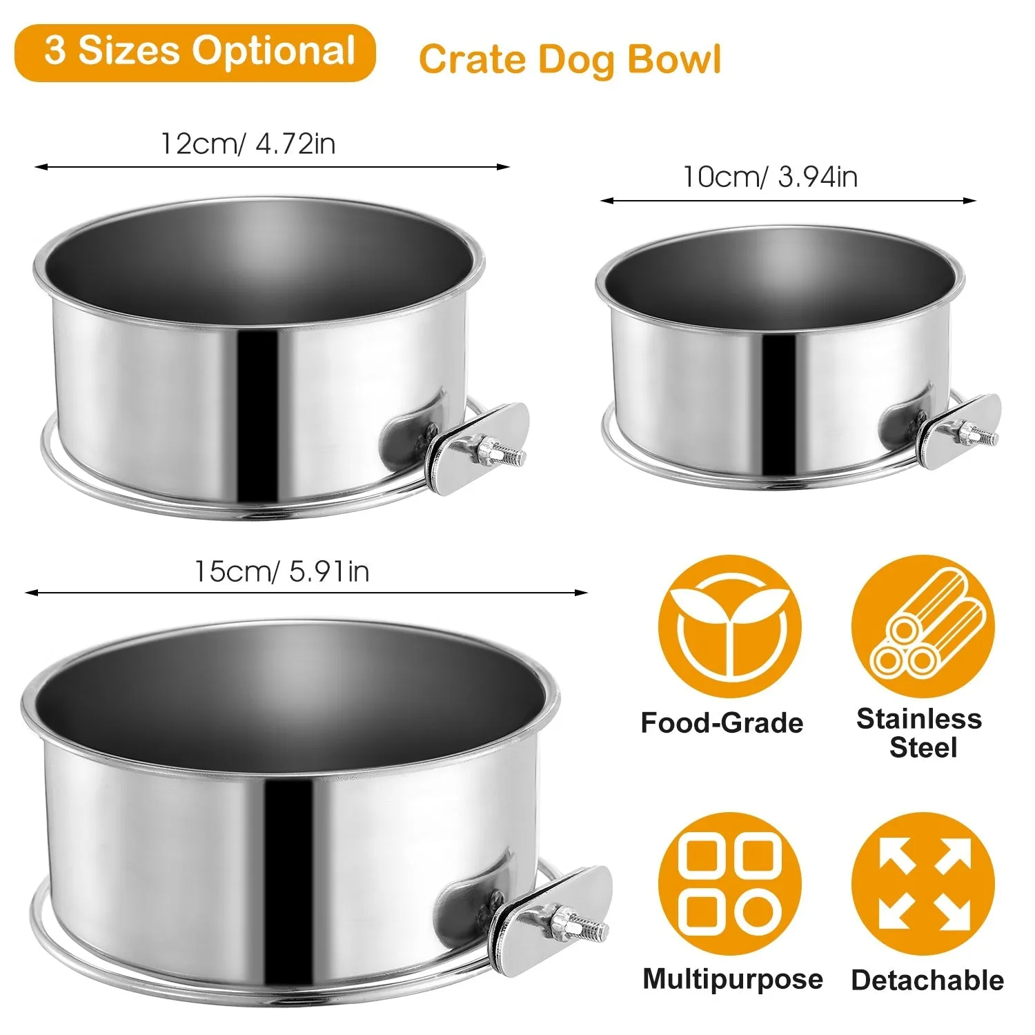 Stainless Steel Dog Pet Bowl