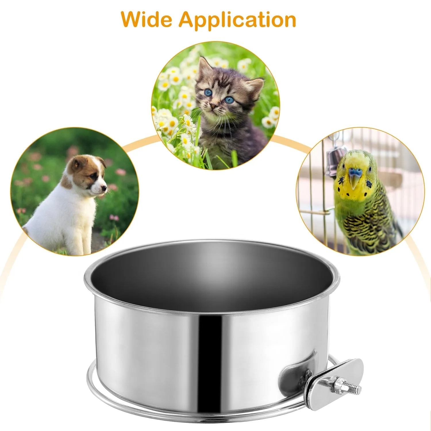 Stainless Steel Dog Pet Bowl