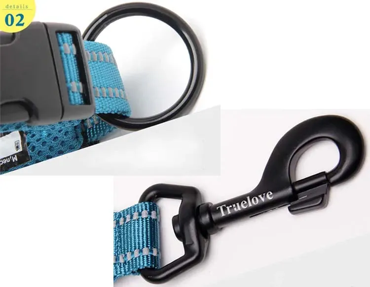 Truelove Easy On Pet Dog Collar And Leash Set