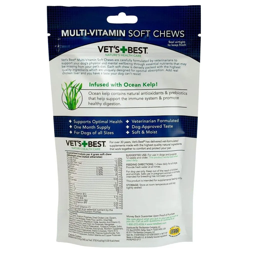 Vet's Best Multi-Vitamin Soft Chews for Dogs (30 soft chews)