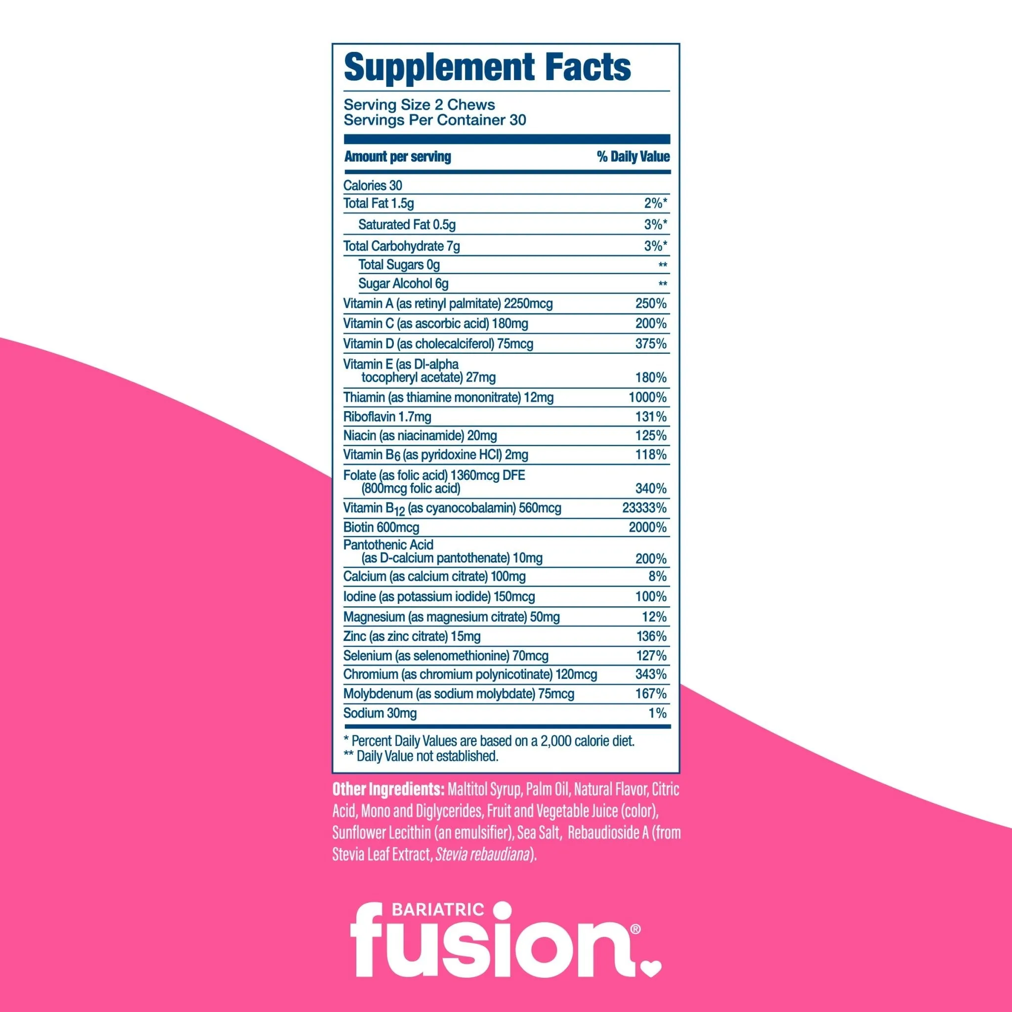 Watermelon Bariatric Multivitamin Soft Chews