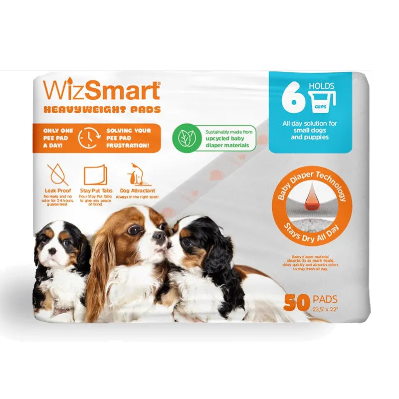 WizSmart Heavyweight Ultra Absorbent Training Pee Pads (50 Count)